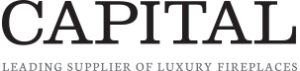 Capital Fireplaces logo representing premium fireplace brands in Cornwall and Southwest