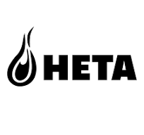 Modern Heta wood-burning stove installed in Cornwall living room
