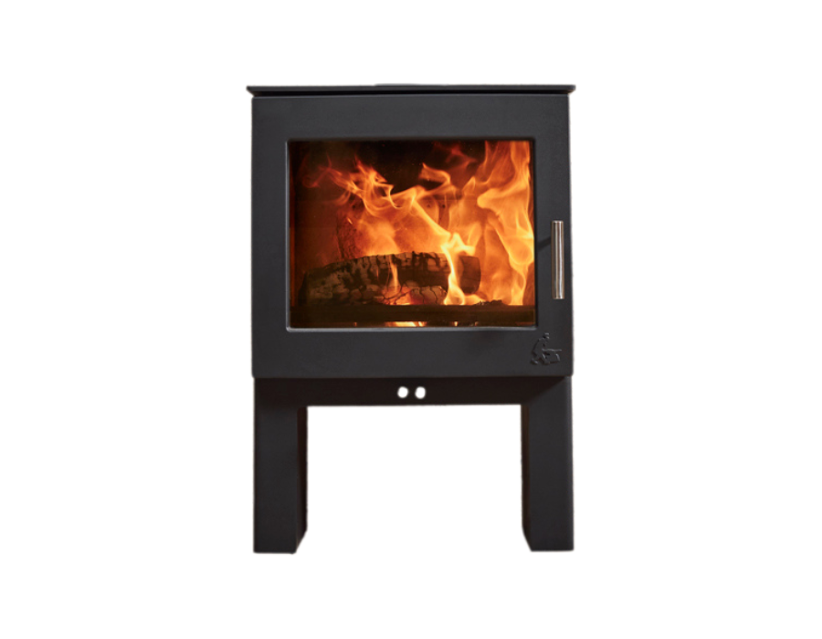 Sherford 8 Eco High multi-fuel stove installed in Cornwall residence
