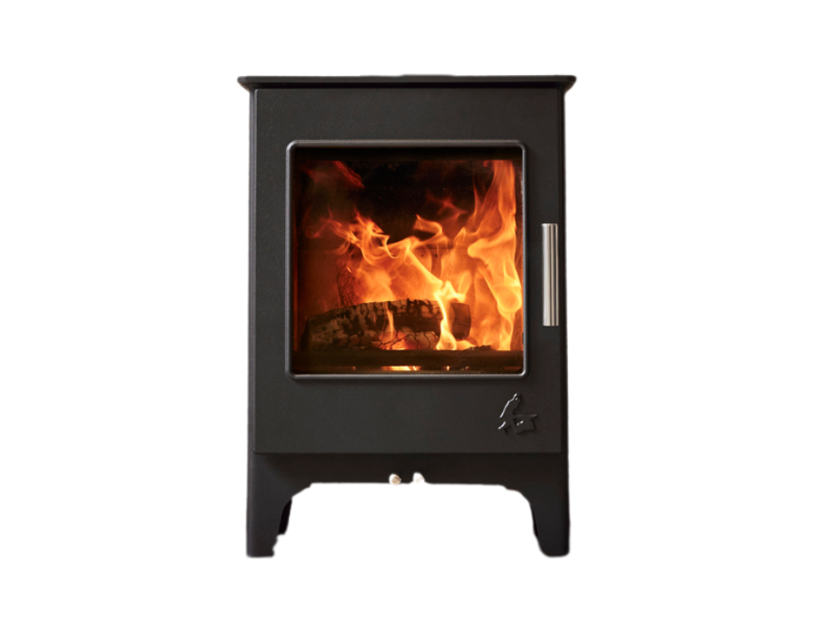 Woodbury 5 Eco wood burning stove with traditional styling for Cornwall homes